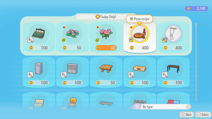 Pokemon Pokopia - Eevee Item Recipe in Shop