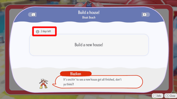 Build a House as a Timed Quest