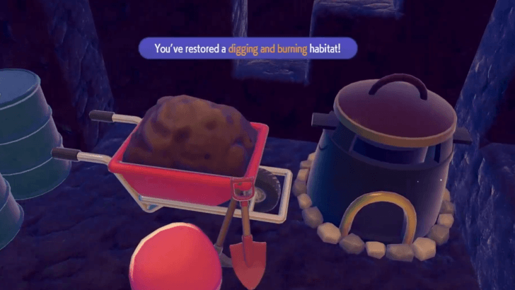 Digging and Burning Habitat