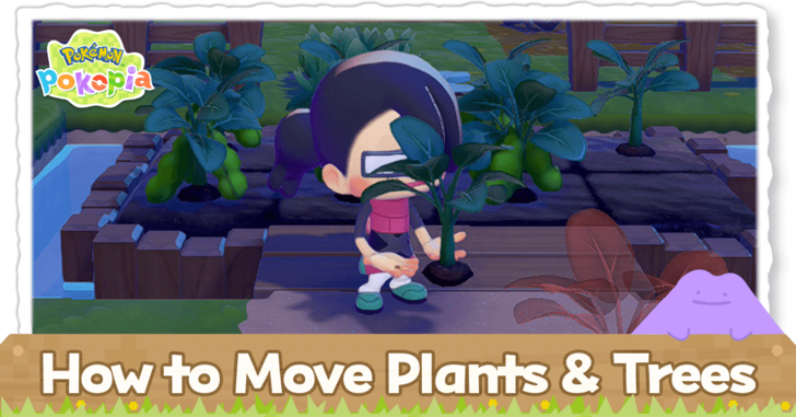 Pokemon Pokopia - How to Move Plants and Trees