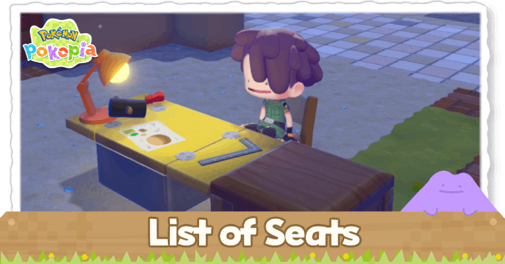 Pokemon Pokopia - List of Seats