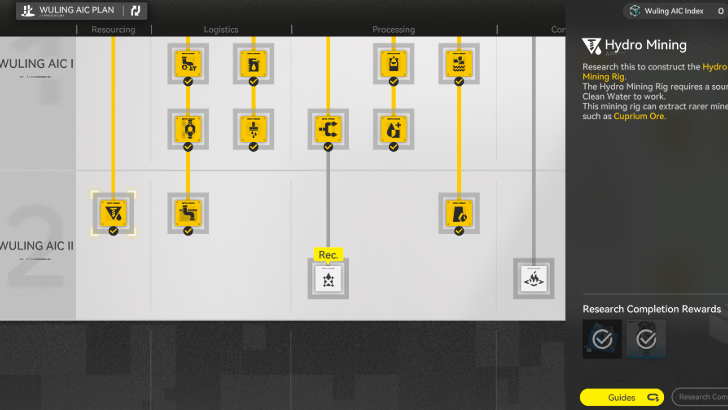 Arknights Endfield - Research Hydro Mining