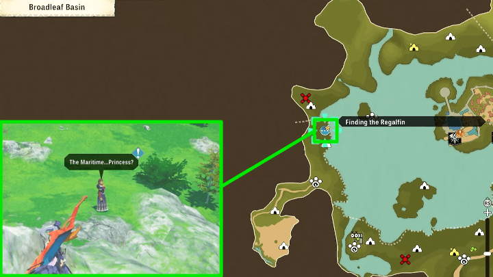 Finding the Regalfin Map Location