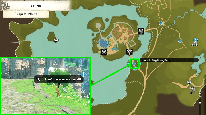 Hate to Bug Mew, But... Map Location