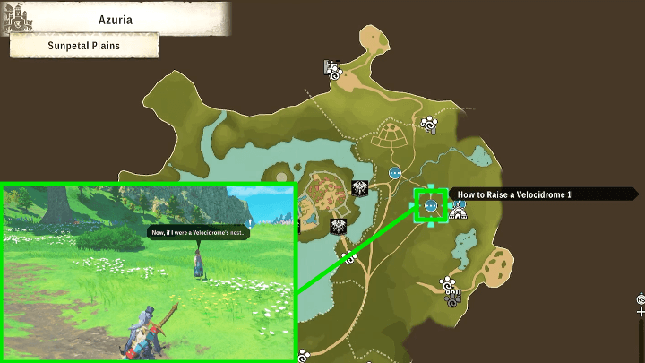 How to Raise a Velocidrome 1 Map Location