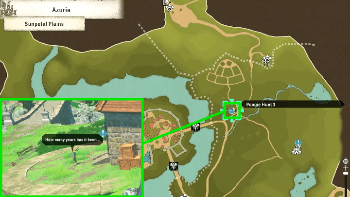 Poogie Hunt 1 Map Location