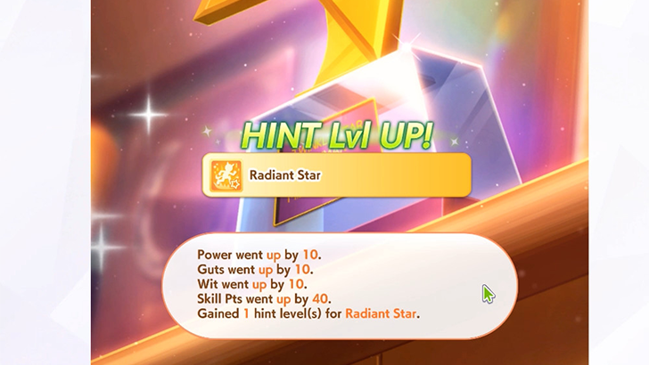 Radiant Star Skill Hint
