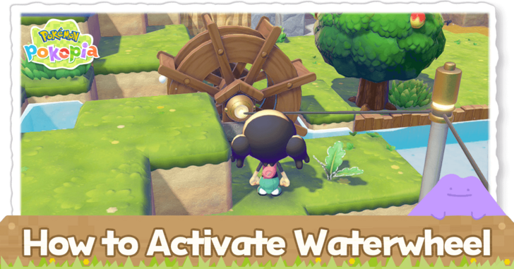 Pokemon Pokopia - How to Activate the Withered Wasteland Waterwheel
