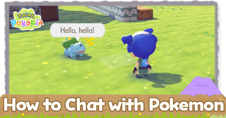 Pokemon Pokopia - How to Chat with Pokemon