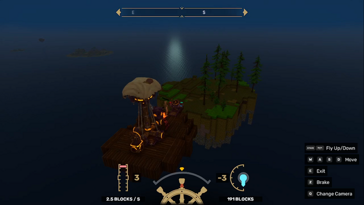 everwind docking to flying island