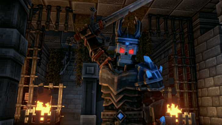 Ieverwind armored skeleton attacking