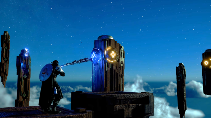 Crimson Desert Kliff Solving A Huge Mechanical Puzzle