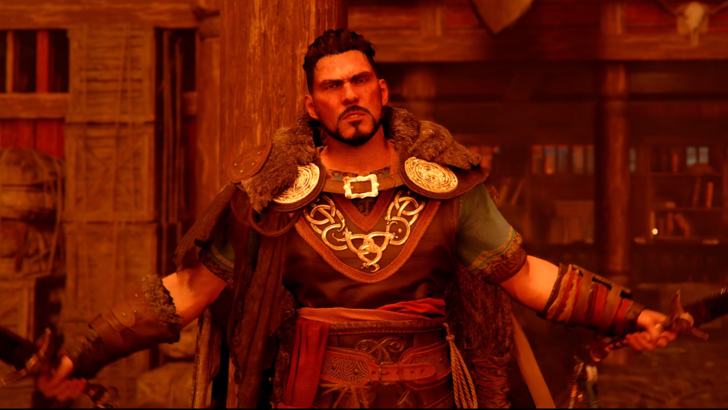 Crimson Desert Characters Posing Before A Skill