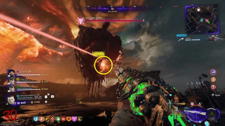 The Dark Heart First Phase Weakpoint