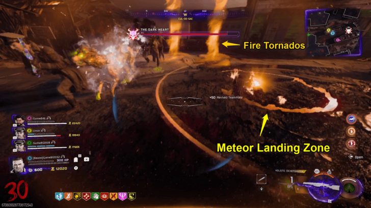 Meteors and Fire Tornados