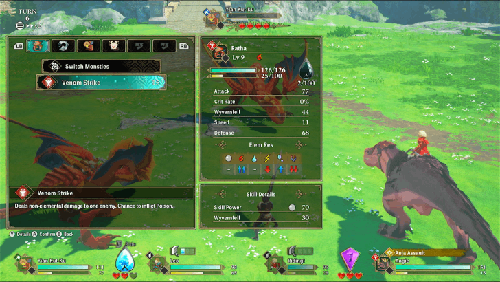 Use the Same Attack Type as Monstie