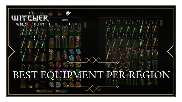 Best Equipment per Region