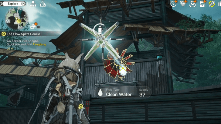 Spray the Wheel on the Roof