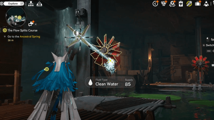 Spray the First Wheel to Raise a Platform