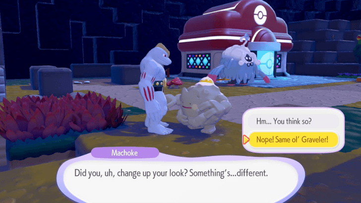 Talk to Machoke While Transformed