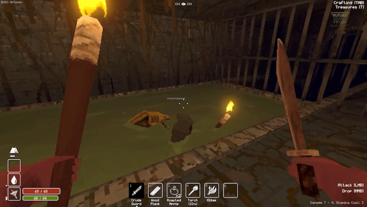First-person dungeon exploration in The Dungeon Experience
