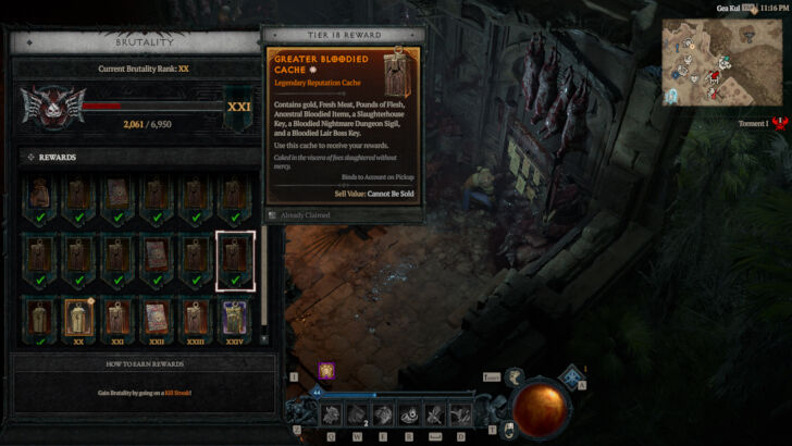 Brutality Board Bloodied Sigils