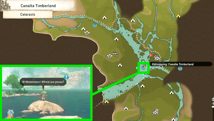 Kidnapping: Canalta Timberland Map Location