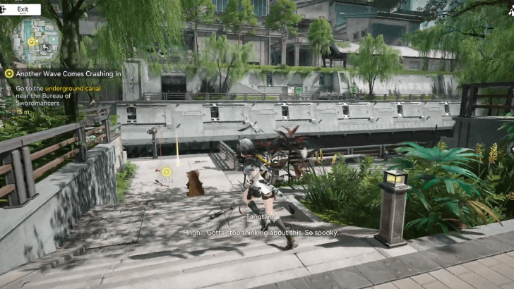 Go to the Underground Canal Near the Bureau of Swordmancers