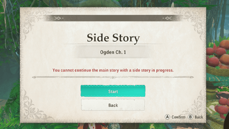 Cannot Continue the Main Story