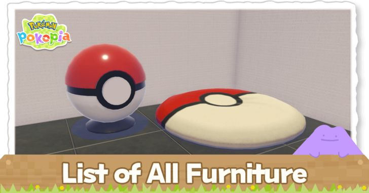 Pokemon Pokopia - Furniture