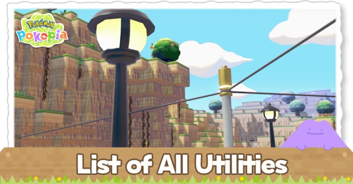 Pokemon Pokopia - Utilities