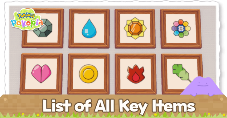 Pokemon Pokopia - Key Items Top Banner