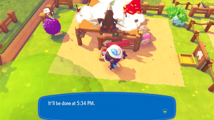 Waiting for a building to finish in an hour