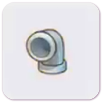 Iron Pipe (Downward Curve)