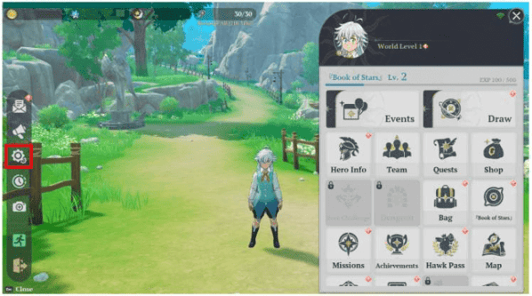 Redeem Codes Settings Highlight