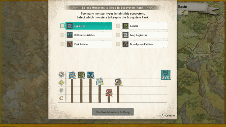 Select Which Monsties to Keep