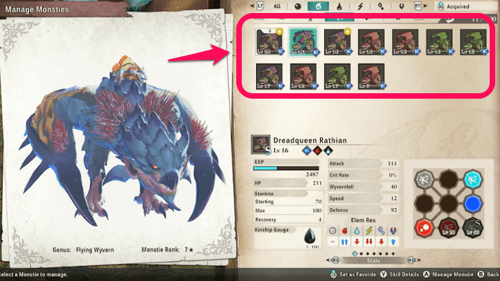 Hatch Higher Level Monsties