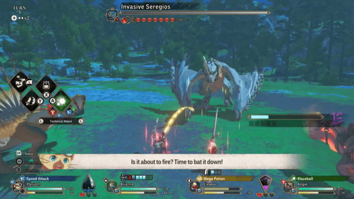 Invasive Seregios Prompt for AoE Skill