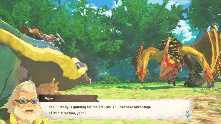 Use Arzuros to Tank Damage