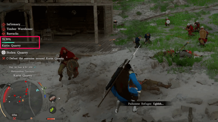 Stolen Quarry Step 3 - Defeat all enemies