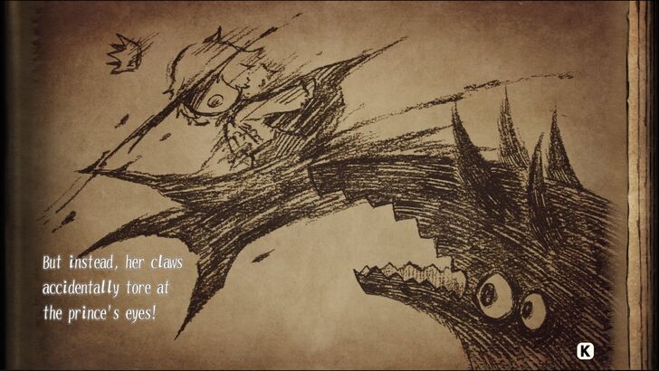 The Liar Princess and the Blind Prince the Wolf Slashing the Prince
