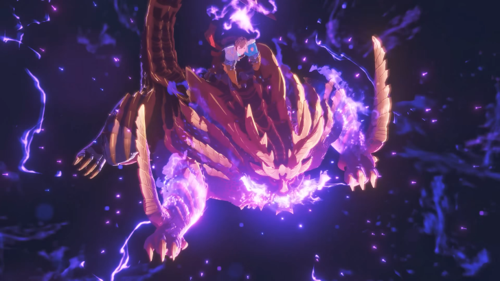Monster Hunter Stories 3 Twisted Reflection Magnamalo in an enraged state