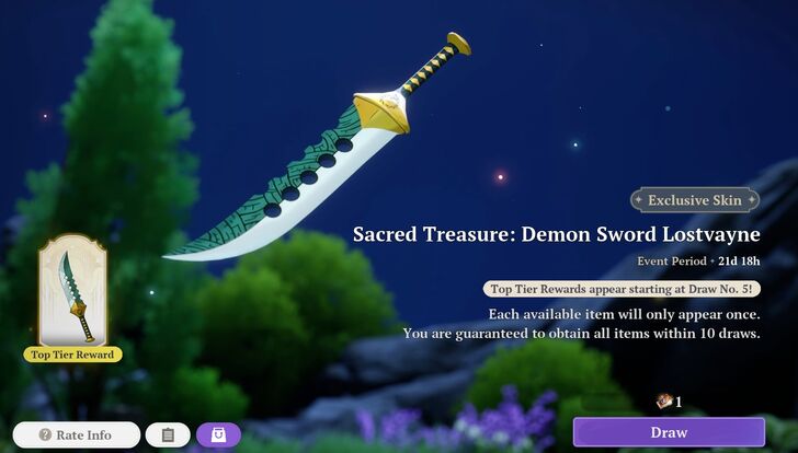 Meliodas Exclusive Weapon Skin Banner