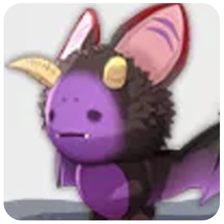 Sleepy Nocturnal Bat Icon