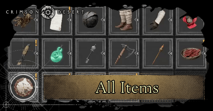 List of All Items