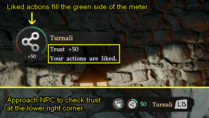 Check NPC Trust on Meter