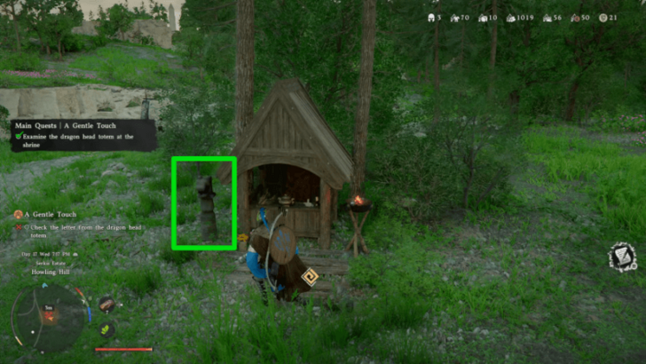 Examine the Dragon Head Totem