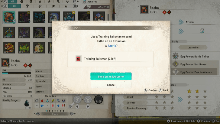 Pick Excursion Location and Use Training Talisman.png