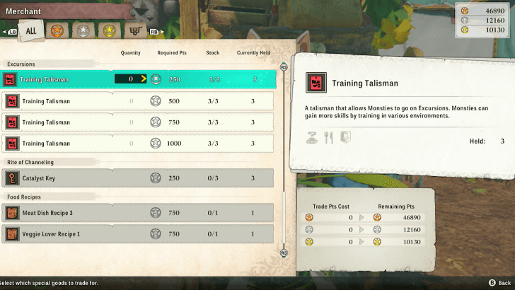 Get More Training Talismans from the Melynx Emporium.png