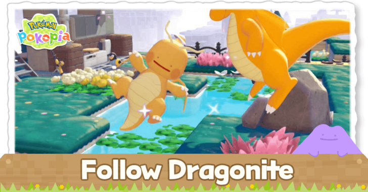 Pokemon Pokopia - Follow Dragonite